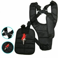 FUIENKO Double Sangle De Harnais D'épaule De Tondeuse à Gazon, Ceinture De Tondeuse à Gazon Pour Débroussailleuse Et Tondeuse à Gazon, Puissance De Jardin, Bande Ajustée