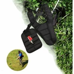 FUIENKO Ceinture De Harnais Pour Débroussailleuse Et Tondeuse à Gazon, Double Sangle D'Épaule, Corde Réglable -Equipement antichute Soldes 68740917 3