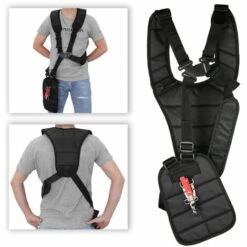 FUIENKO OUNONA – Ceinture En Nylon En Forme De M Pour Débroussailleuse, Double Boutonnage, Sangle De Harnais D'épaule, Idéal Pour Le Jardin, A50
