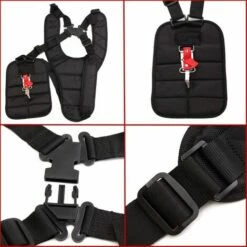 FUIENKO Ceinture De Harnais à Double Sangle D'épaule Pour Débroussailleuse, Tondeuse à Gazon Avec Crochet De Transport, Taille-haie électrique De Jardin Réglable,Israël -Equipement antichute Soldes 68748154 3