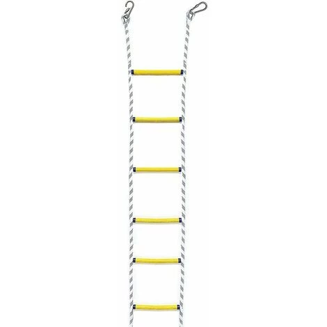 MONLY 5 M Avec Mousquetons, Charge Maximale 450 Kg - Échelles D'incendie D'urgence Pour Fenêtre, Sortie De Balcon (2 4 MONLY 5 M Avec Mousquetons, Charge Maximale 450 Kg - Échelles D'incendie D'urgence Pour Fenêtre, Sortie De Balcon (2 – Image 2