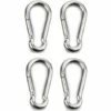 MONLY Mousqueton à Fixation 4 Pièces Pour Usage Intensif, Sports, Chiens De Verrouillage, Hamac à Balançoire, Acier Inoxydable 304, épaisseur 8 Mm 1 MONLY Mousqueton à Fixation 4 Pièces Pour Usage Intensif, Sports, Chiens De Verrouillage, Hamac à Balançoire, Acier Inoxydable 304, épaisseur 8 Mm -Equipement antichute Soldes 68770965 1