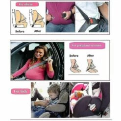 MONLY Rallonge De Ceinture De Sécurité, Rallonge De Ceinture De Sécurité De Voiture, Boucle De Ceinture De Sécurité () 20CM -Equipement antichute Soldes 68772555 4