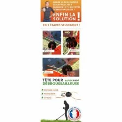 JARDIAFFAIRES Harnais Double Confort Pour Débroussailleuse + Tête Rapide Pro Offerte -Equipement antichute Soldes 860713 3